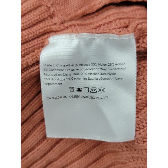 Lululemon Cashlu Sweater Wrap Cardigan Womens M/L Heathered Pink Savannah W3FJSS - Picture 8 of 8